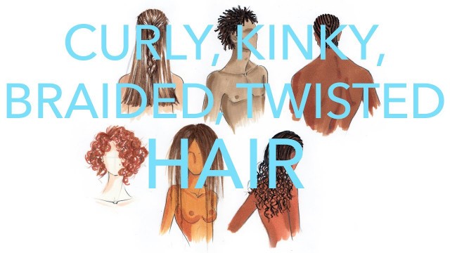 'How to Draw and Illustrate Kinky, Braided, Dreaded, Curly Hair'