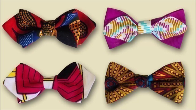 'Ji ai Fashion House Kitenge African Print Bow Ties'