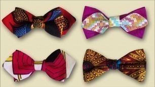 'Ji ai Fashion House Kitenge African Print Bow Ties'