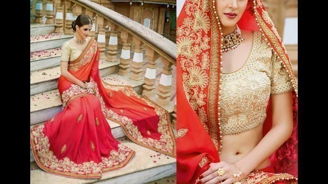 'Best Bridal Sarees Collection For 2017 - Gravity Fashion'