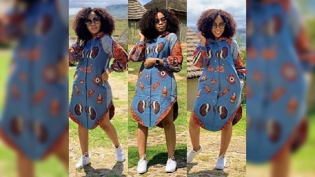 '2020-HOTTEST ANKARA STYLES FOR WOMEN #Kkitenge fashion short dress #kitenge fashion long dress'