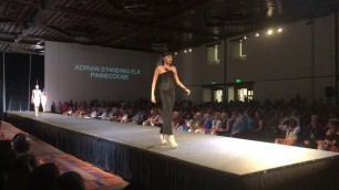 'Santa Fe Indian Market 2018 - Haute Couture Fashion Show - Adrian Standing Elk Pinnecoose'