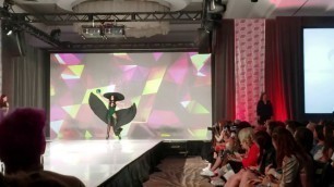 'Marvel\'s Loki couture at the Her Universe Fashion Show 2019, video by Chrysalis Travel'