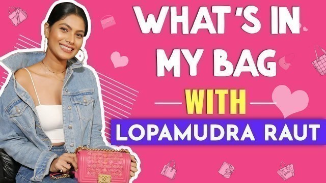 'Lopamudra Raut\'s What\'s In My Bag |Bigg Boss | Box Office India | Fashion'