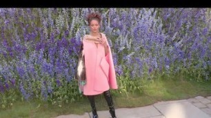 'Rihanna attending the photocall of the Dior Fashion Show in Paris'