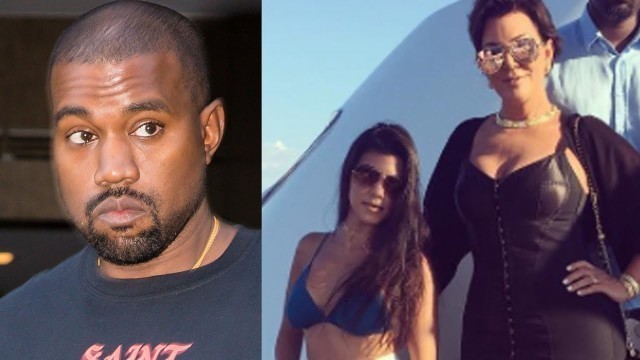 'Kanye West Mad At Khloe, Kourtney Kardashian & Kris Jenner After Fashion Show'