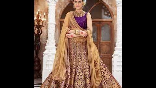 'Silk Lehengas For South Indian Wedding - Gravity Fashion'