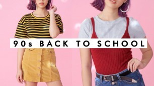 '90\'s COZY Back to School Outfits!'