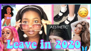 'Things WE NEED TO LEAVE IN 2020 | FASHION TRENDS, disrespeting Jesus, Culture aesthetic'