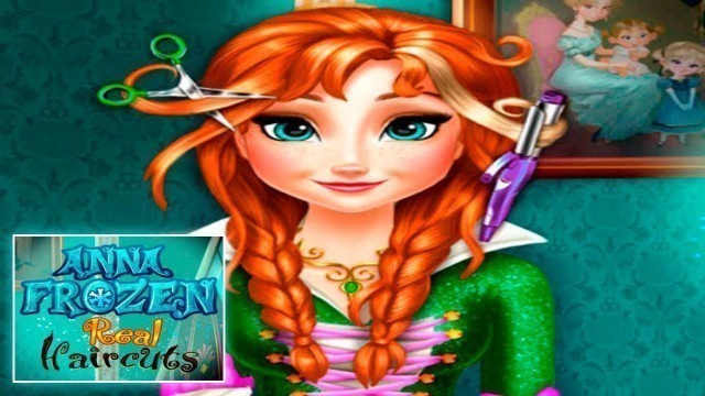 'Anna Frozen Real Haircuts: Disney Princess Frozen Haircuts Dress Up Game Online for Kids & Girls'