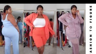 'Colorful Fall Fashion To Figure Plus Size Try On Haul | Blazer, Sets, And More'