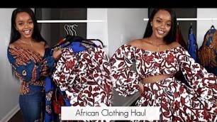 'SUPER CUTE IN TREND AFRICAN PRINT OUTFITS TRY ON HAUL 2019'