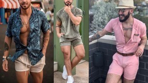 'Latest Men\'s Summer Outfits Styling Shorts | Men\'s Fashion Inspiration For Summer | Men\'s Fashion'