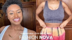 'Things Fashion Nova did: THAT .. Active Wear Haul | Khadijah Muhammad'