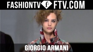 'Giorgio Armani Runway Show at Milan Fashion Week F/W 16-17 | FashionTV'