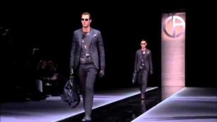 'Giorgio Armani Menswear Autumn Winter 2013 Fashion Show'