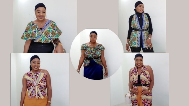 'DIY: (No Sew) TOPS WITH AFRICAN PRINT ..... #fashion #beauty #lifestyle #diy.'