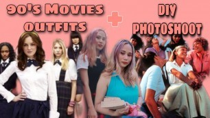 '90s movies outfits + DIY photoshoot'