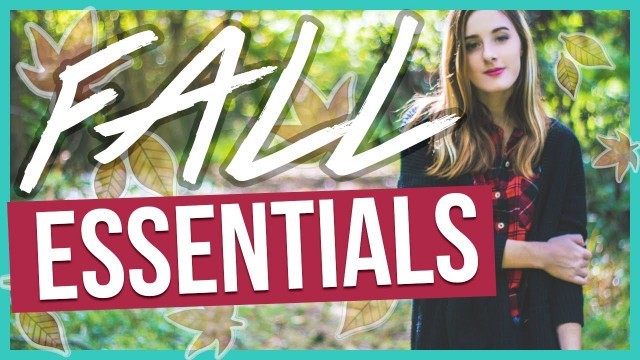 'Fall/Autumn Style + Beauty Essentials 2015'