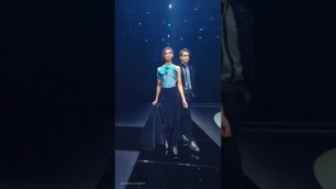 'Models walk the runway at the Giorgio Armani FW2021 fashion show'