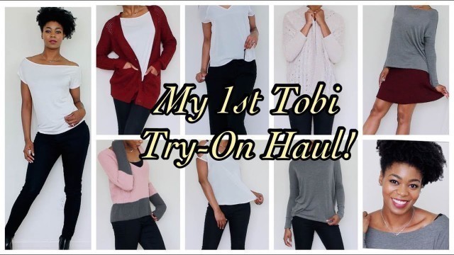 'My 1st Tobi Fashion Try-On/Haul Fall 2015! - (Fall Basic Essentials) - NaturalMe4C'