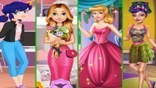 'Miraculous Ladybug Disney Frozen and Princesses Dress Up - Learning for Kids'