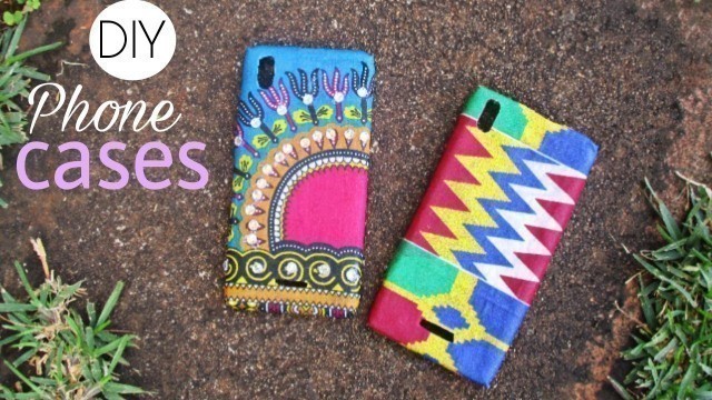 'DIY Fabric PHONE CASES ♥African Print ♥Ankara!'