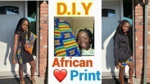 'D.I.Y African print/custom clothes'