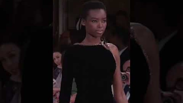 'Maria Borges for Armani Haute Couture 2018 #giorgioarmani #fashionshow #hautecouture #catwalk'