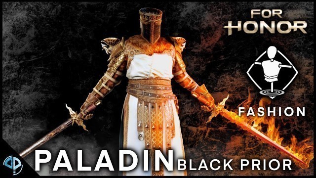 'For Honor The Paladin Black Prior Customisation'