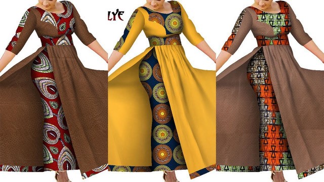 '2021 NEW DESIGNS #AFRICAN PRINT DRESSES FOR DAMSEL || MOST PERFECT & EYE- CATCHING #AFRICAN DRESSES'