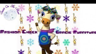 'Animal Crossing | Gracie, Fashion Check & Furniture'