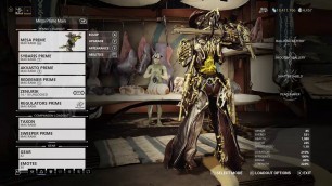 'My Mesa Prime fashion, build and fav weapons.'