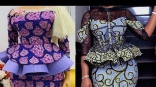 '2021 African Print Styles of Ankara Long Skirt & Blouse Styles || Asoebi Styles for Elegant Ladies