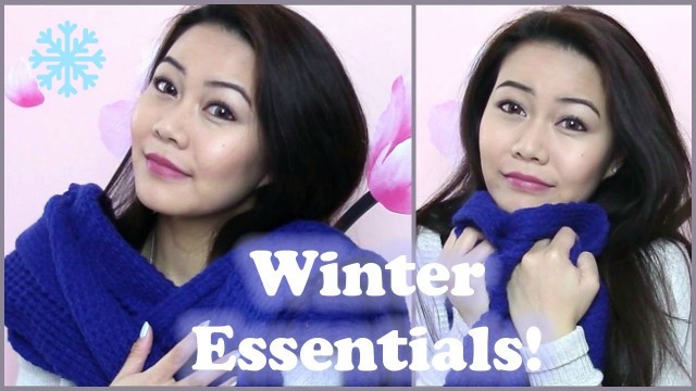 'My Winter Essentials 2015! Fashion/Skincare/Makeup ❅'