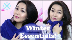 'My Winter Essentials 2015! Fashion/Skincare/Makeup ❅'