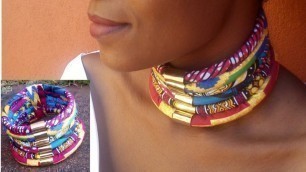 'DIY African Print- Neck Ropes (1 piece) Beautarie'