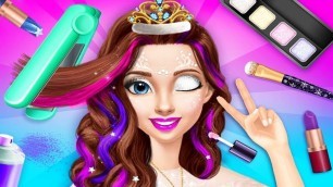 'Fun Girl Care Kids Game -   Princess Gloria Makeup Salon - Frozen Beauty Makeover Games For Girls'