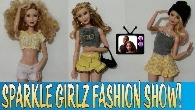 'Sparkle Girlz DOLL CLOTHES & SHOES Fashion Show/REVIEW Barbie Made To Move Doll Models'