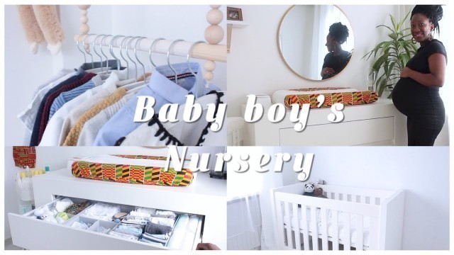 'Nursery room tour || African print inspired || Kente print inspired || Adede'