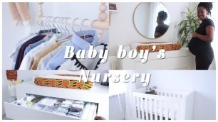 'Nursery room tour || African print inspired || Kente print inspired || Adede'