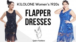 'KILOLONE Women\'s 1920s Flapper Dresses Retro Vintage Cocktail Great Gatsby Roaring 20s Dress'