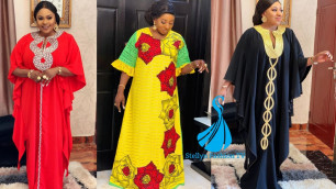 'Glamourous Boubou and Kaftan Styles: 2020 Impeccable African Print Styles for Ladies'