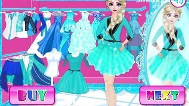 'Disney Frozen\'s Elsa Goes Shopping Dress Up Game'