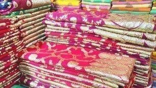 '1 बनारसी साड़ी मिलेगी घर बैठे ,Banarasi, Sarees Manufacturing Factory Ashrafi Fashion'