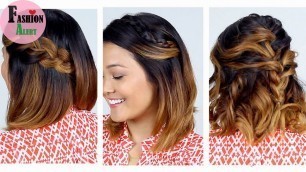 'Easy hairstyles for short hair  Fashion Alert'