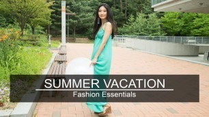 'Travel Fashion Tips : Summer Vacation Fashion Essentials | Wishtrend'