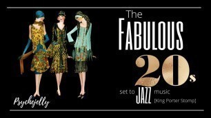 'Fabulous (Fab) 20s fashion set to Jazz | Roaring twenties in pictures | 1920s'