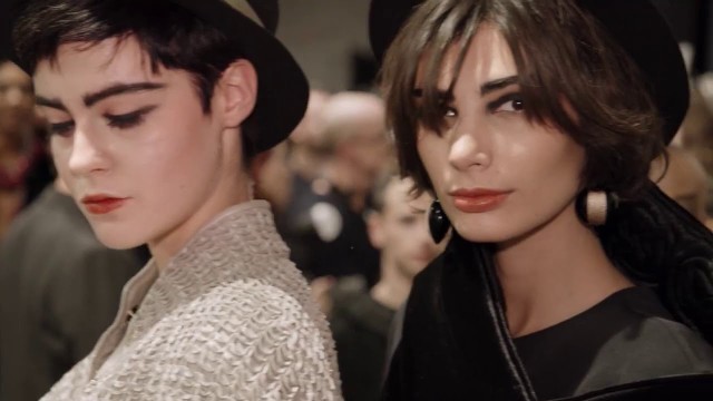 'Giorgio Armani Pre Fall 2020 2021 fashion show   Backstage Video'