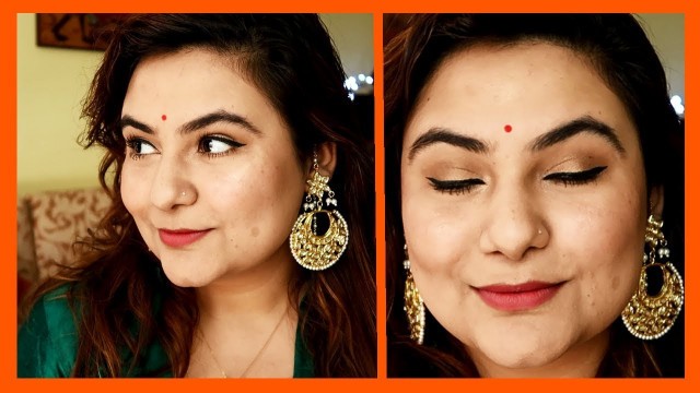 'DIWALI makeup for LAZY Girls! {Delhi fashion blogger}'